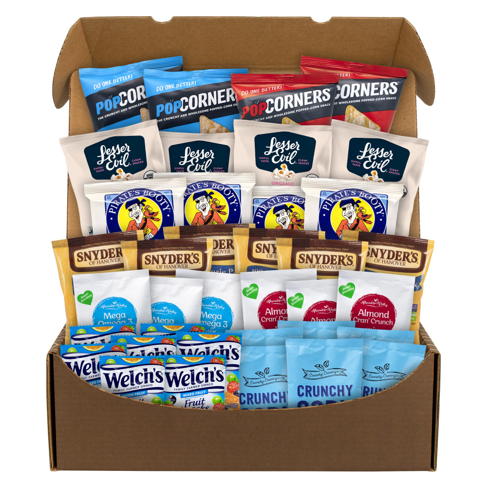 Snack Box Pros Better For You Snack Box, 5 Oz, Box Of 37 Snacks