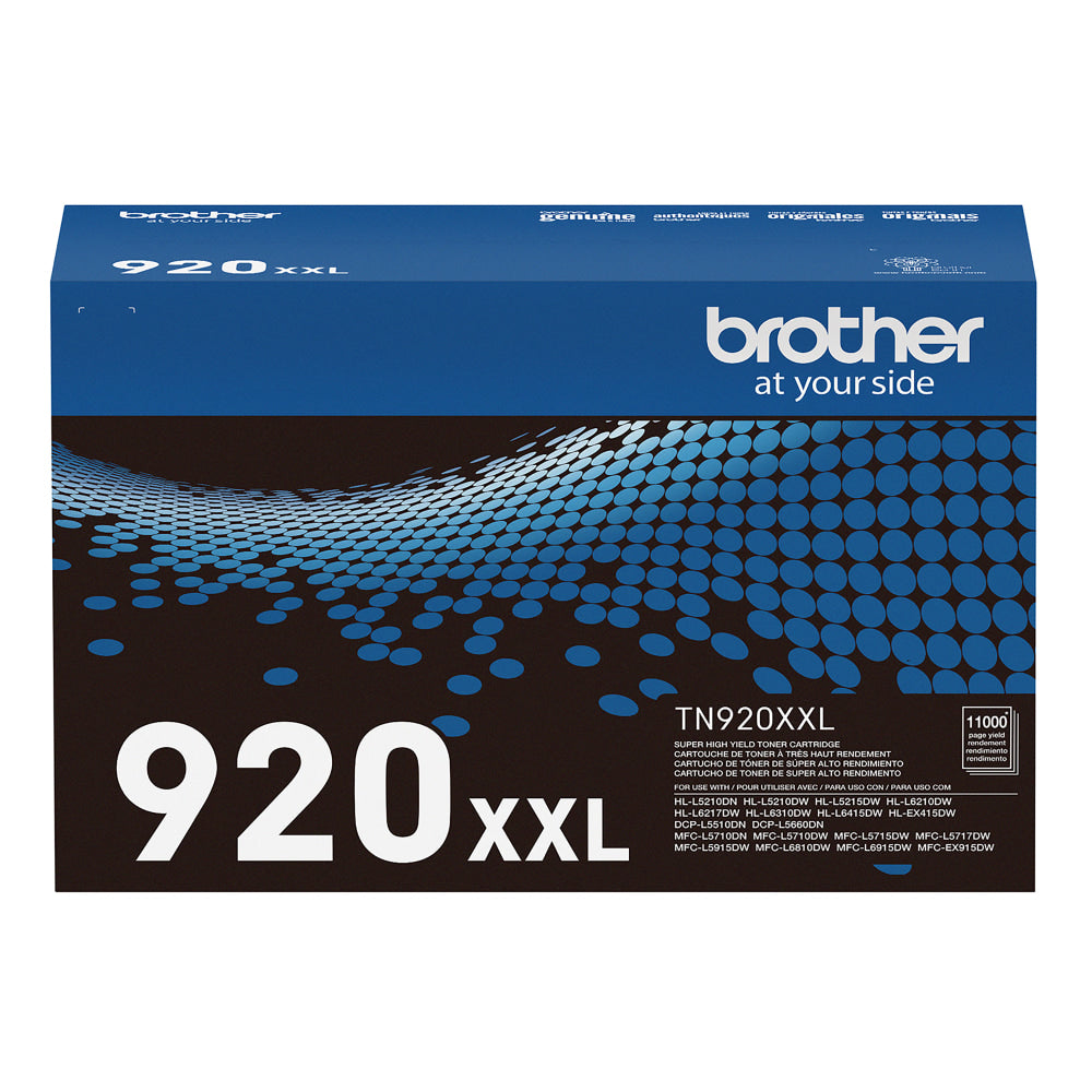 Brother Genuine Black Super-High Yield Toner Cartridge, (TN920XXL)