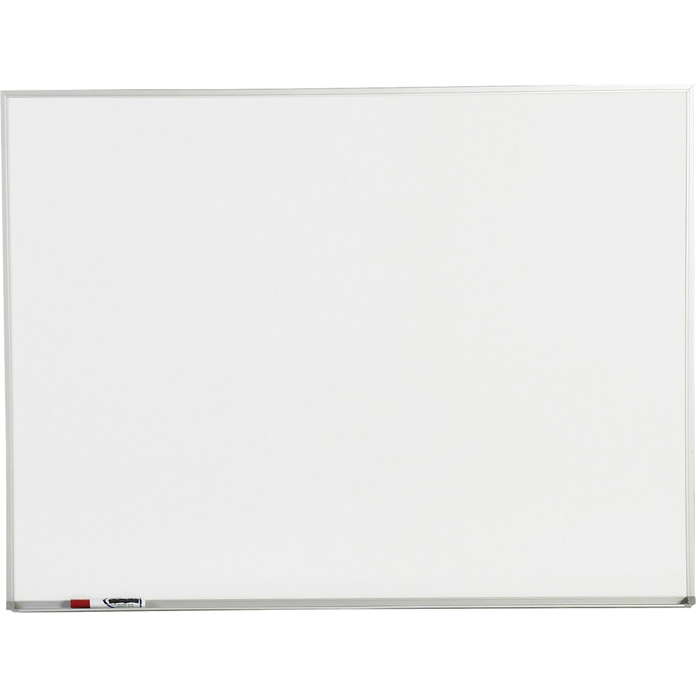 Sparco Melamine Dry-Erase Whiteboard, 24in x 18in, Aluminum Frame With Silver Finish