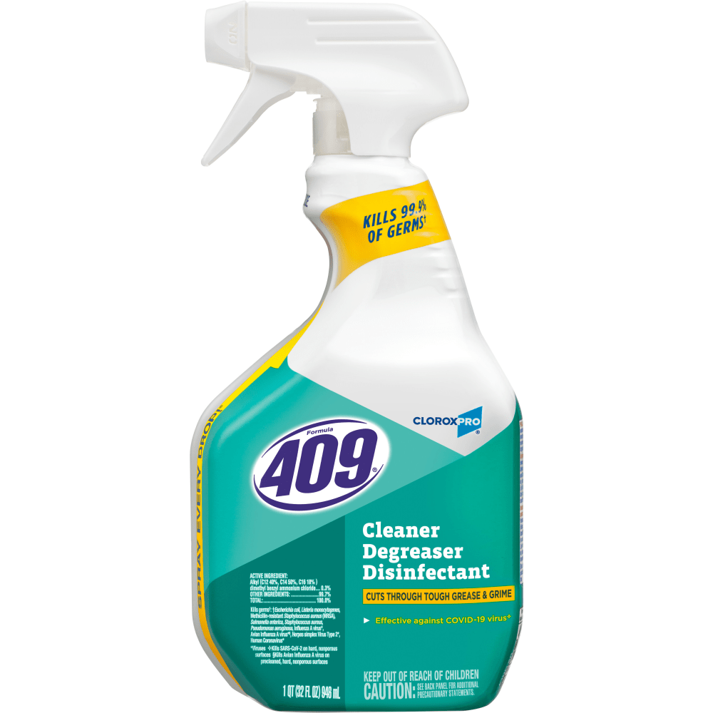 Clorox 409 Cleaner Degreaser Disinfectant Smart Tube Spray, 32 Oz Bottle