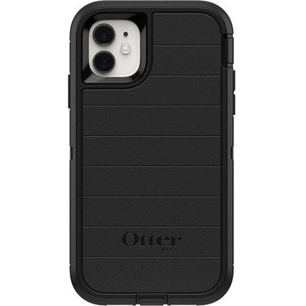 OtterBox Defender Series Pro Rugged Carrying Case Holster For Apple iPhone 11 Smartphone, Black