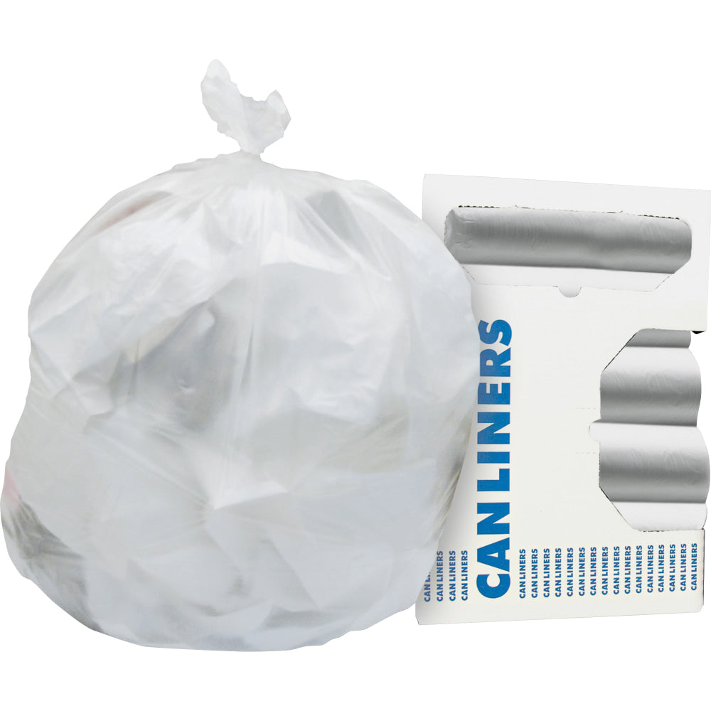 Heritage 0.01 mil Trash Bags, 5 gal, 17inH x 17inW, Natural, 50 Bags Per Roll, Case Of 40 Rolls