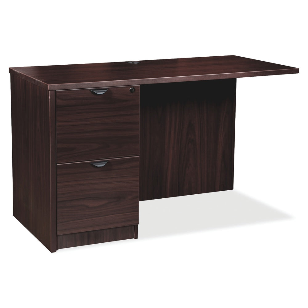 Lorell Prominence 2.0 48inW Left Desk Return, Espresso