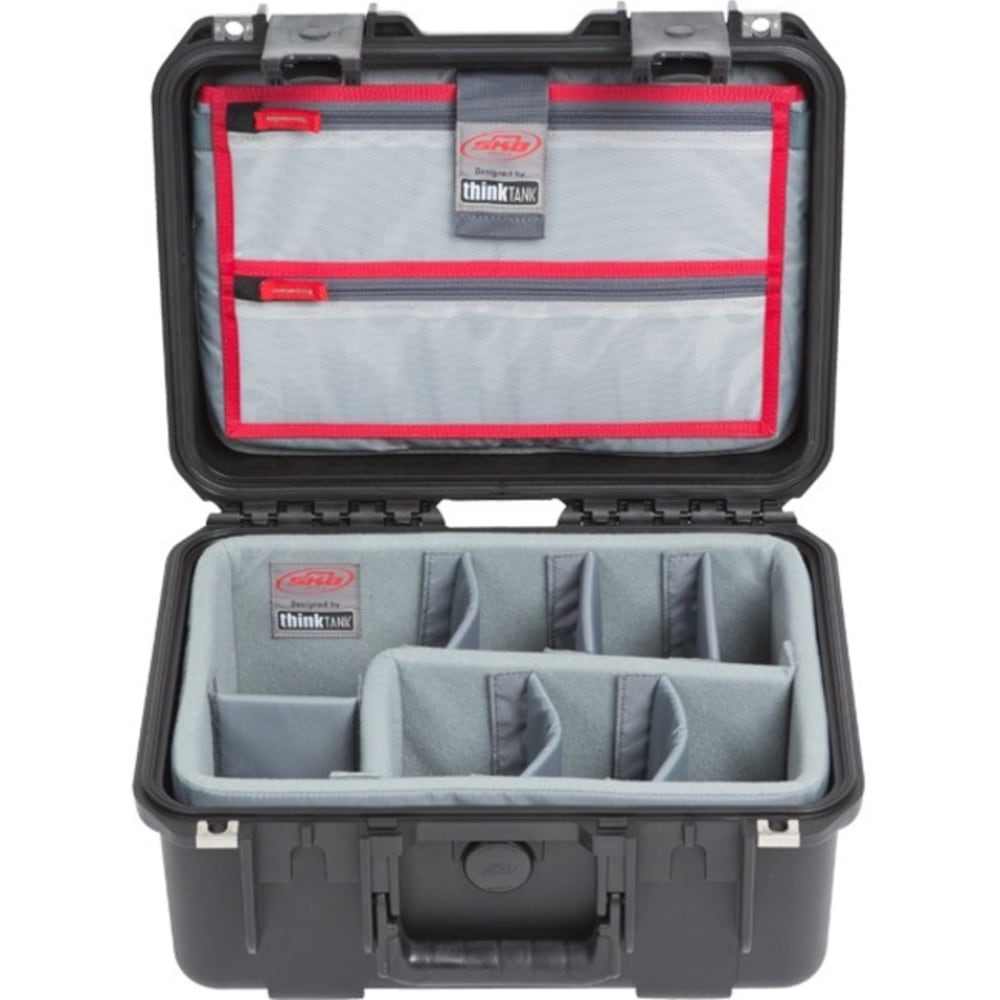 SKB Cases iSeries Protective Case With Padded Dividers And Lid Divider, 12-1/2in x 8-1/2in x 6-1/4in, Black