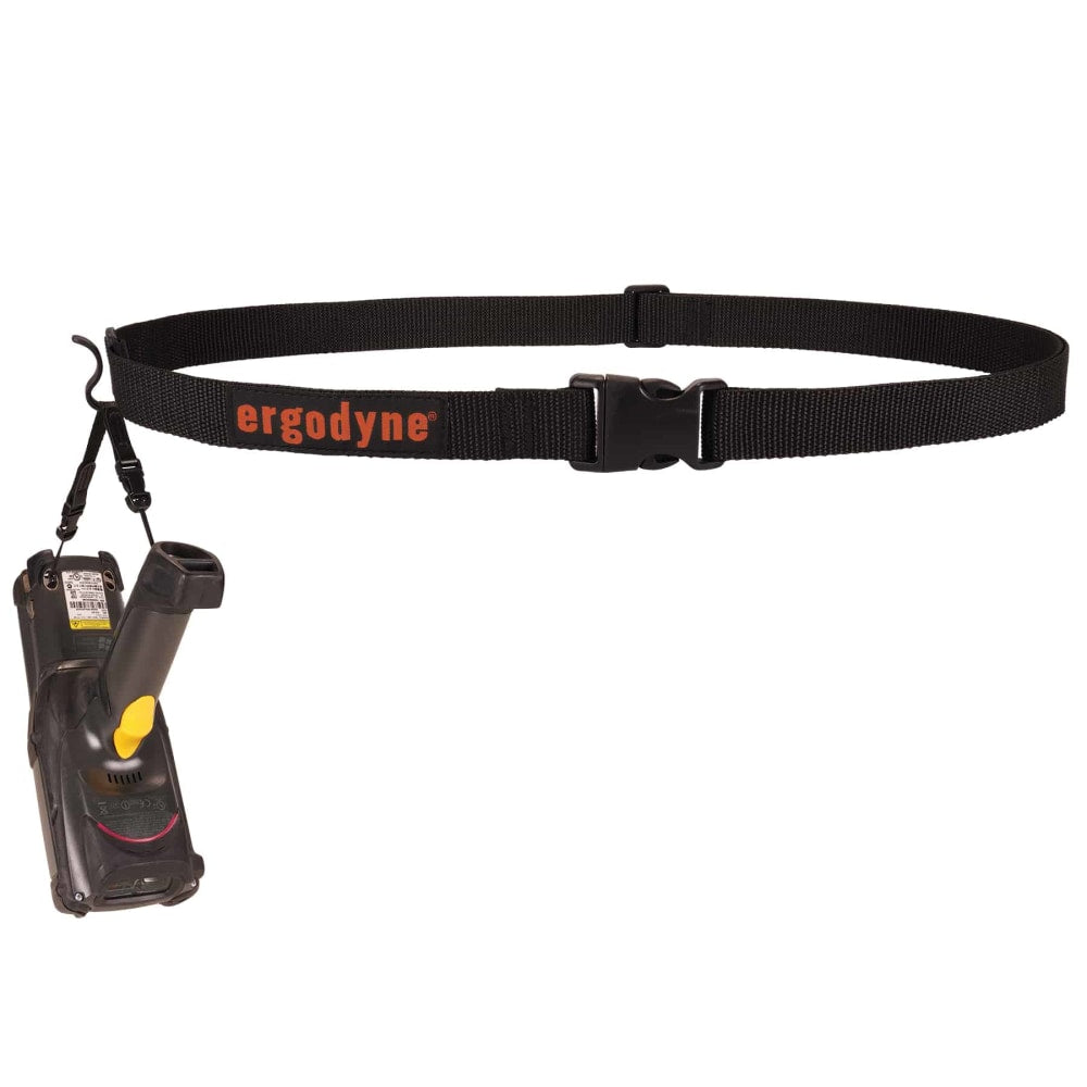 Ergodyne Squids 3135 Barcode Scanner Belt And Hook, Large, Black