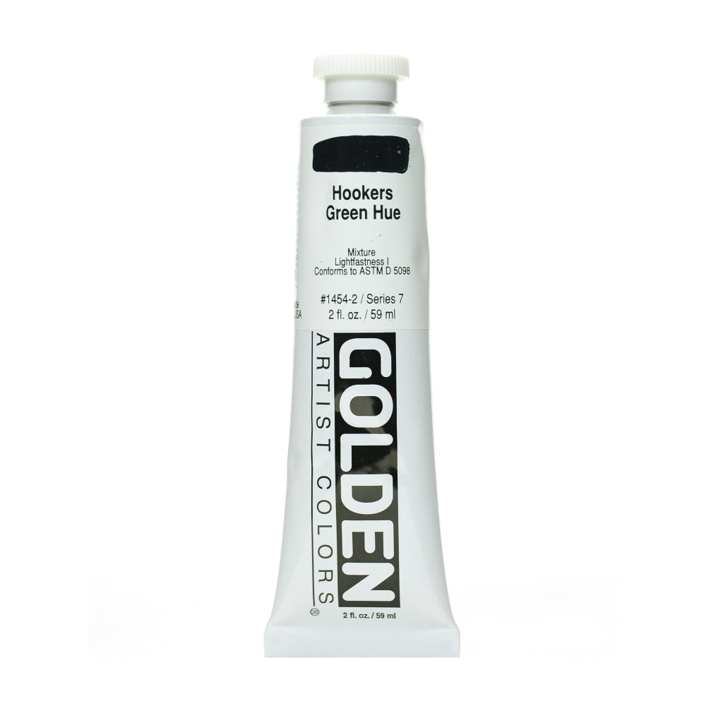 Golden Heavy Body Acrylic Paint, 2 Oz, Historical Hookers Green Hue