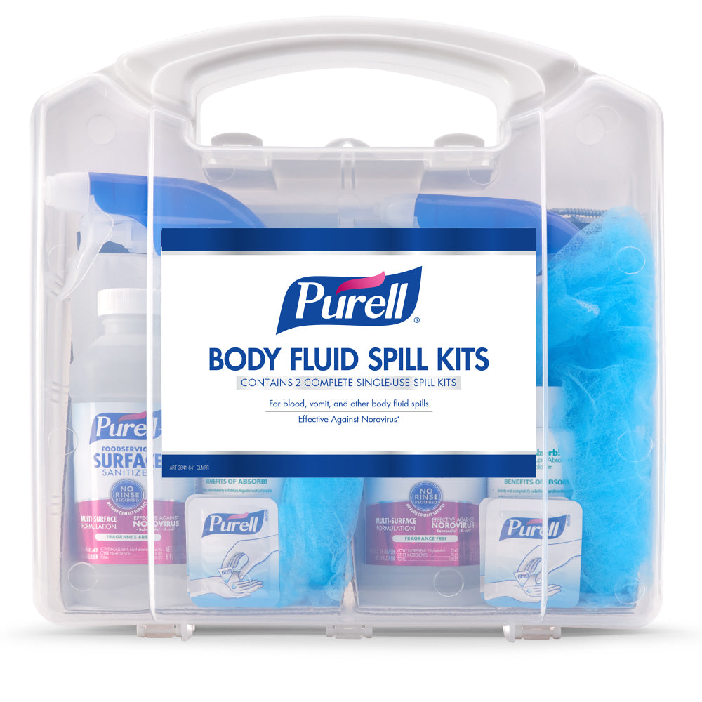 Purell Body Fluid Single-Use Spill Kit, Pack Of 2