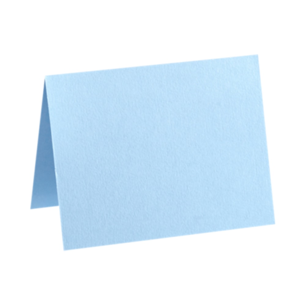 LUX Folded Cards, A1, 3 1/2in x 4 7/8in, Baby Blue, Pack Of 50