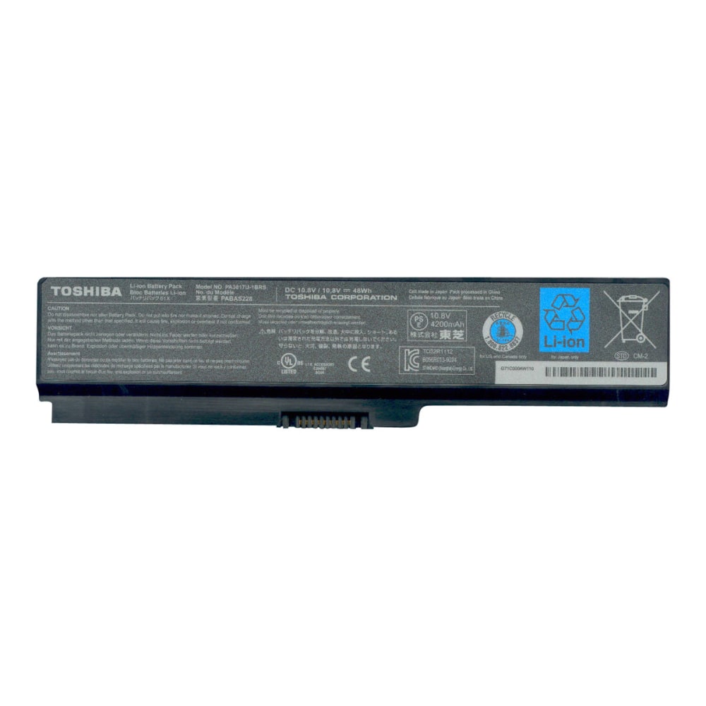 Toshiba - Notebook battery - lithium ion - 6-cell - 4400 mAh - for Satellite C650, C655, C660, C670, L730, L735, L750, L755, L770, L775, P750, P770