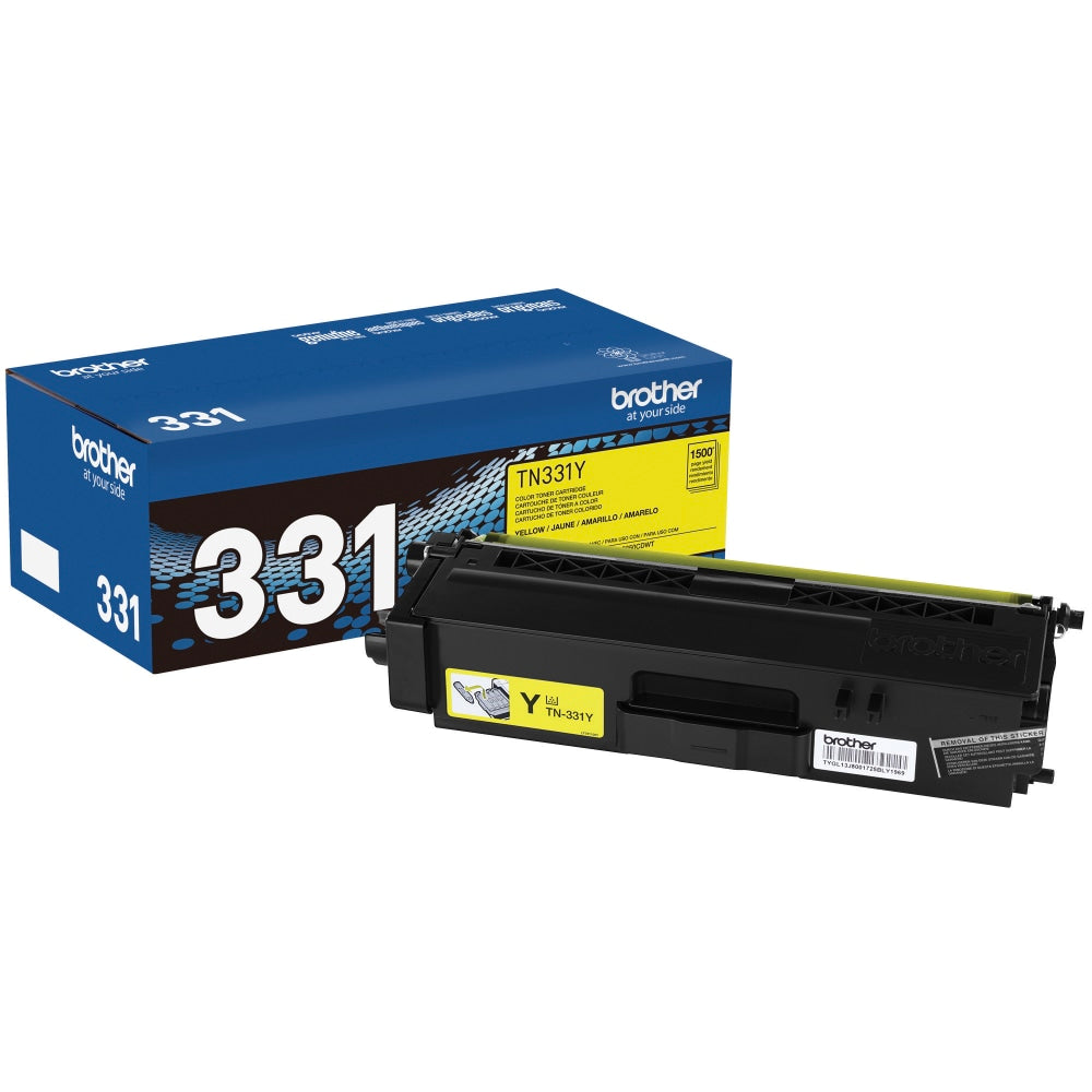 Brother TN-331Y Yellow Toner Cartridge, TN-331Y