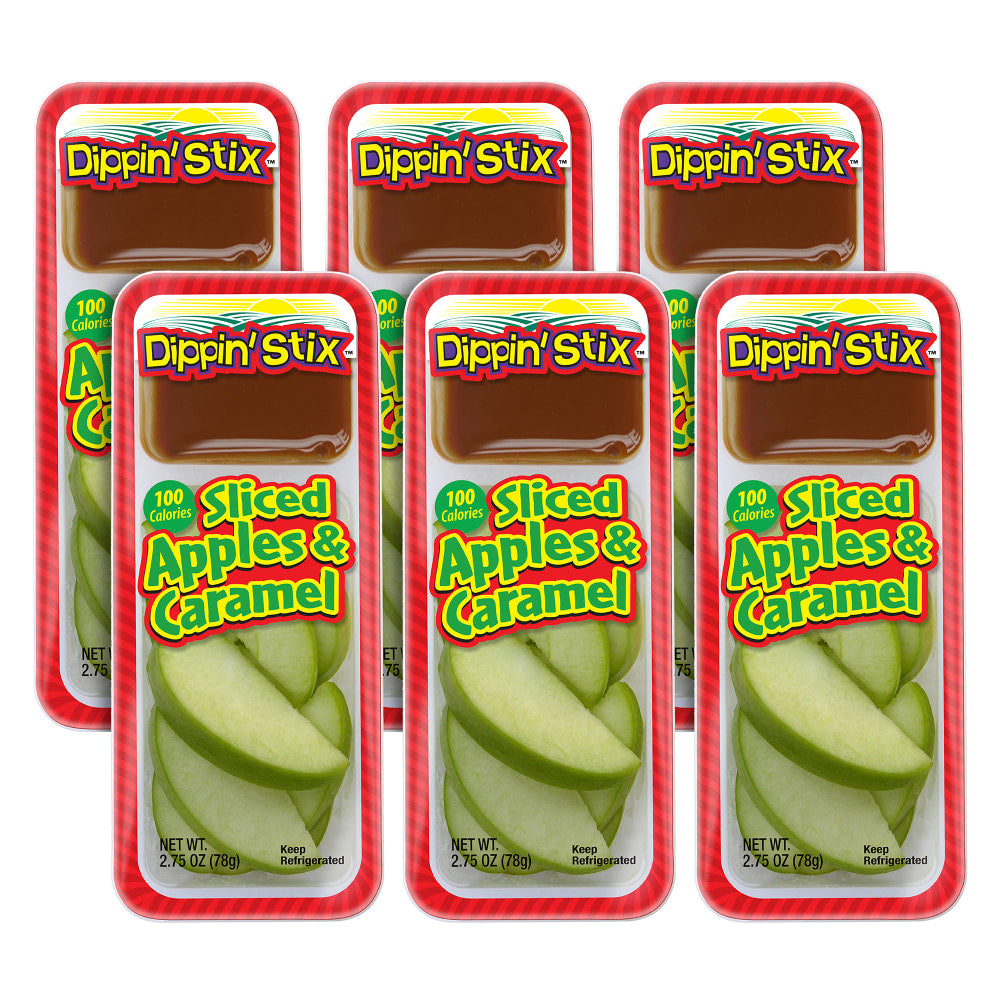 Dippin Stix Sliced Apples And Caramel, 2.75 Oz, Pack Of 6