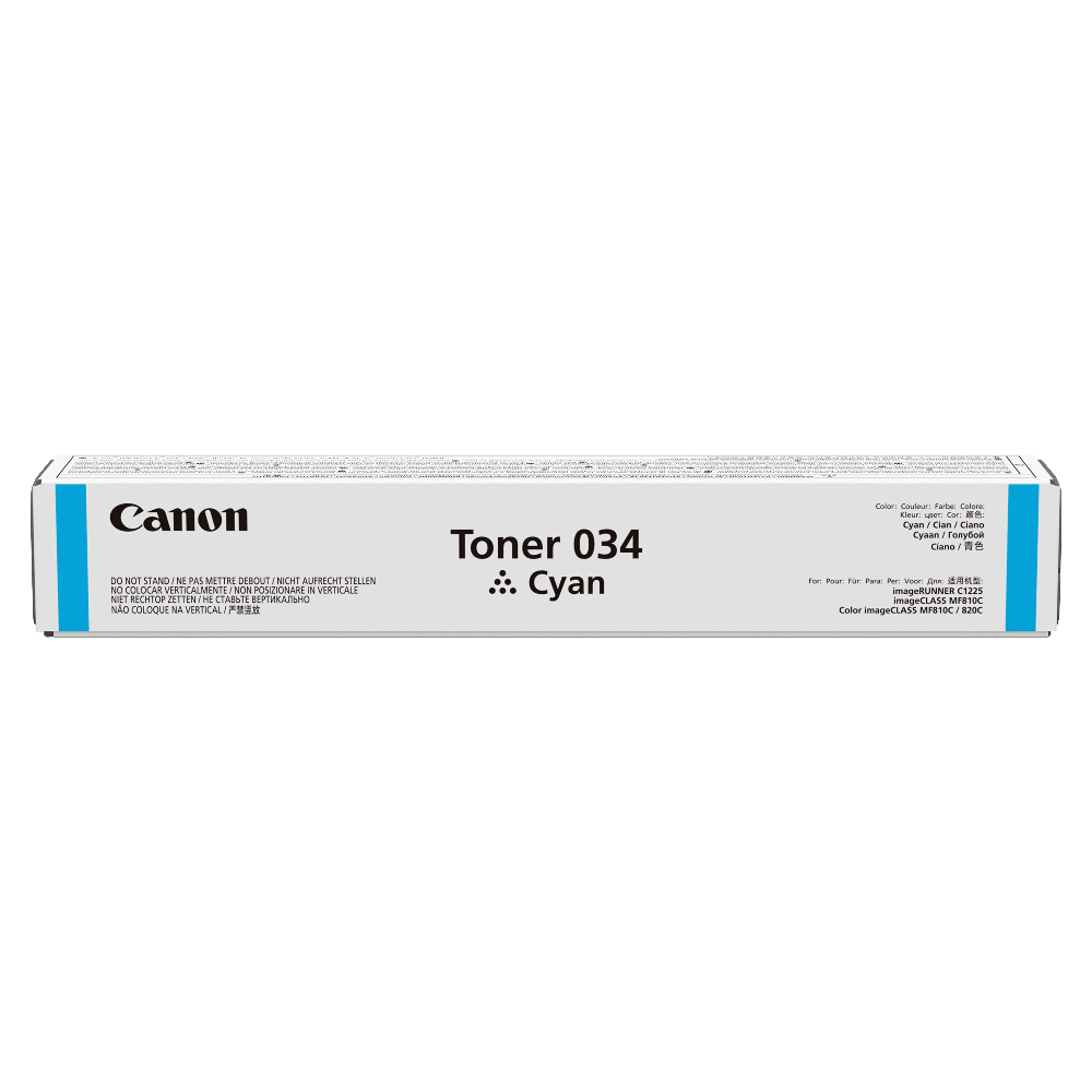 Canon 034 Cyan Toner Cartridge, 9453B001