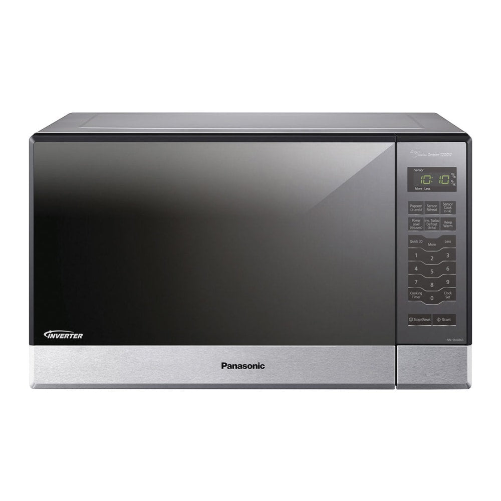 Panasonic Genius Sensor 1.2 Cu Ft Countertop Microwave, Stainless Steel