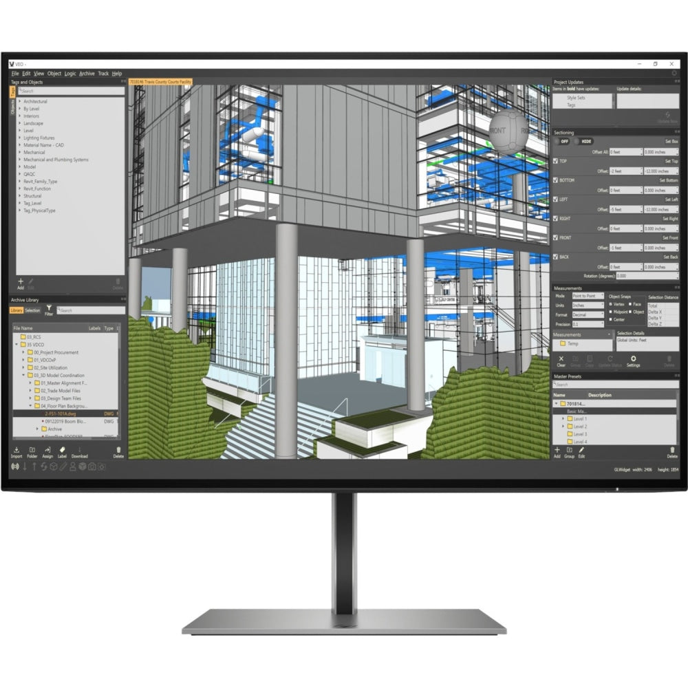 HP Z24n G3 24in WUXGA LCD Monitor