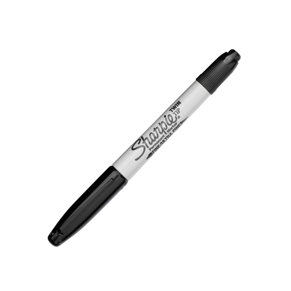 Sharpie Twin-Tip Permanent Marker, Black