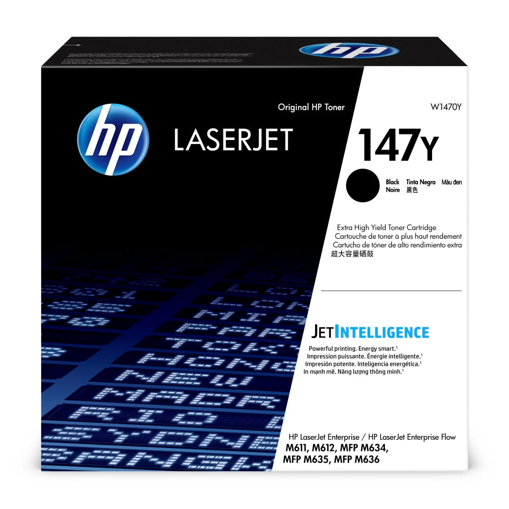 HP 147Y Neverstop Black Extra-High Yield Toner Cartridge, W1470Y