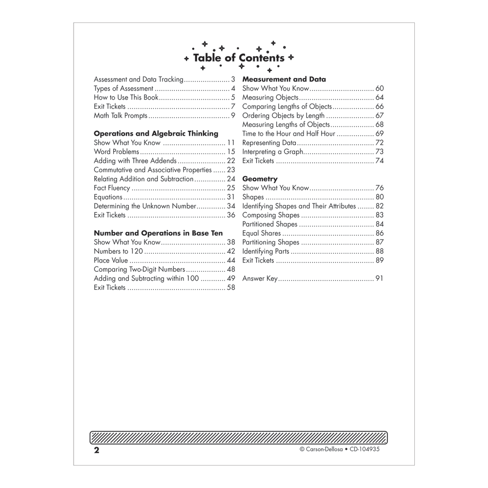 Carson-Dellosa Instant Assessments For Data Tracking Math Resource Book, Grade 1