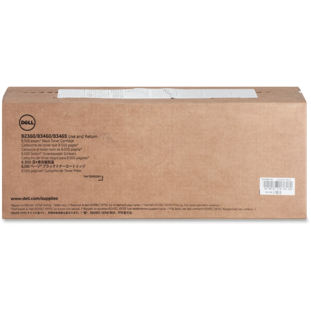 Dell M11XH Black Return Program Toner Cartridge