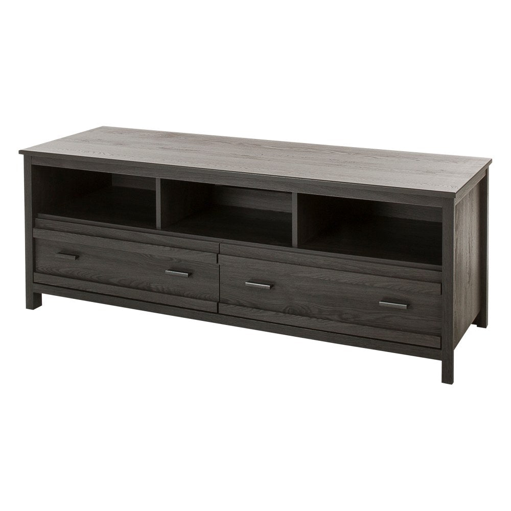 South Shore Exhibit TV Stand For TVs Up To 60ft", Gray Oak