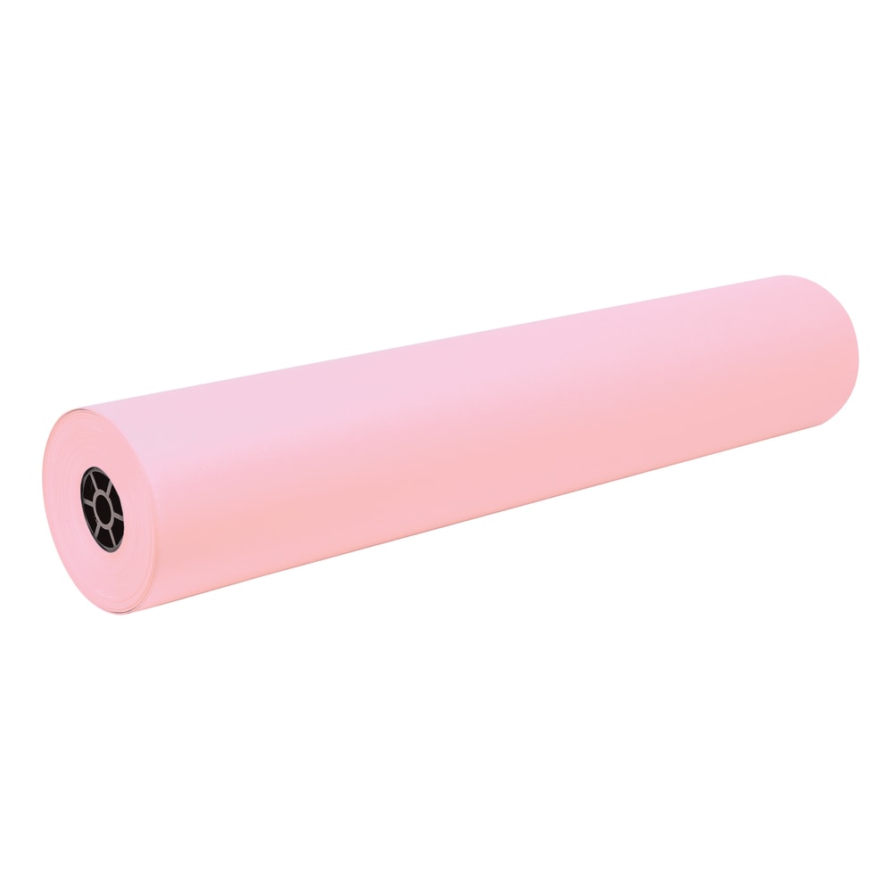 Pacon Decorol Flame-Retardant Paper Roll, 36in x 1000ft, Pink