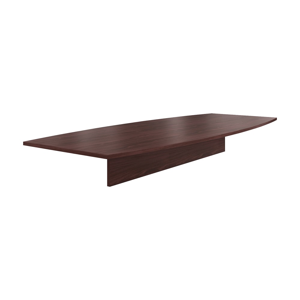 HON Preside Boat-Shaped Conference Table Top, 120inW, Mahogany