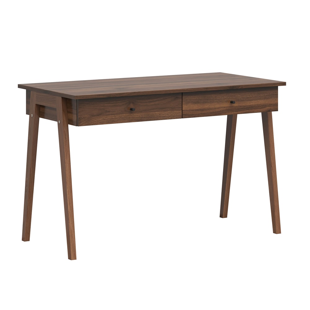 Lifestyle Solutions Worthington 48inW Computer Desk, Walnut