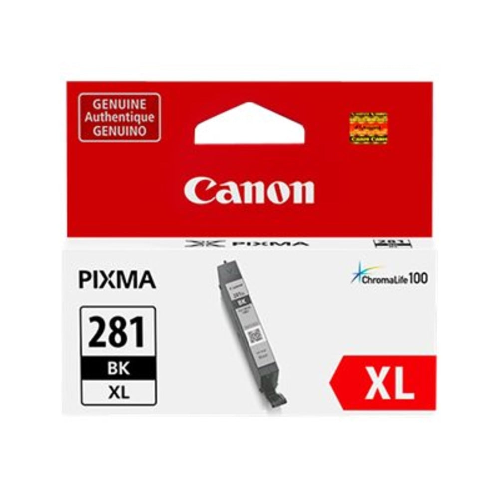 Canon CLI-281 ChromaLife 100+ Black High-Yield Ink Tank, 2037C001