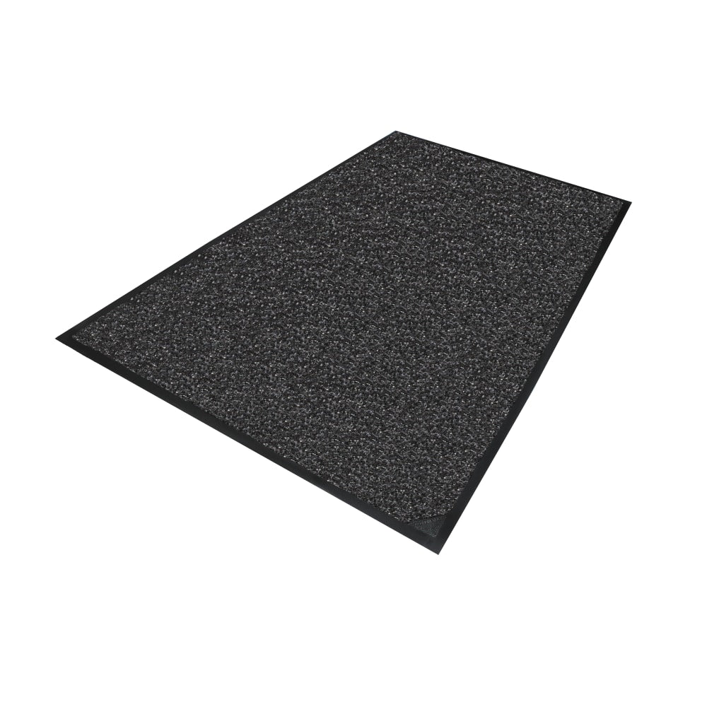 M+A Matting MicroLuxx Floor Mat, 59in x 35in, Universal, Slate Gray