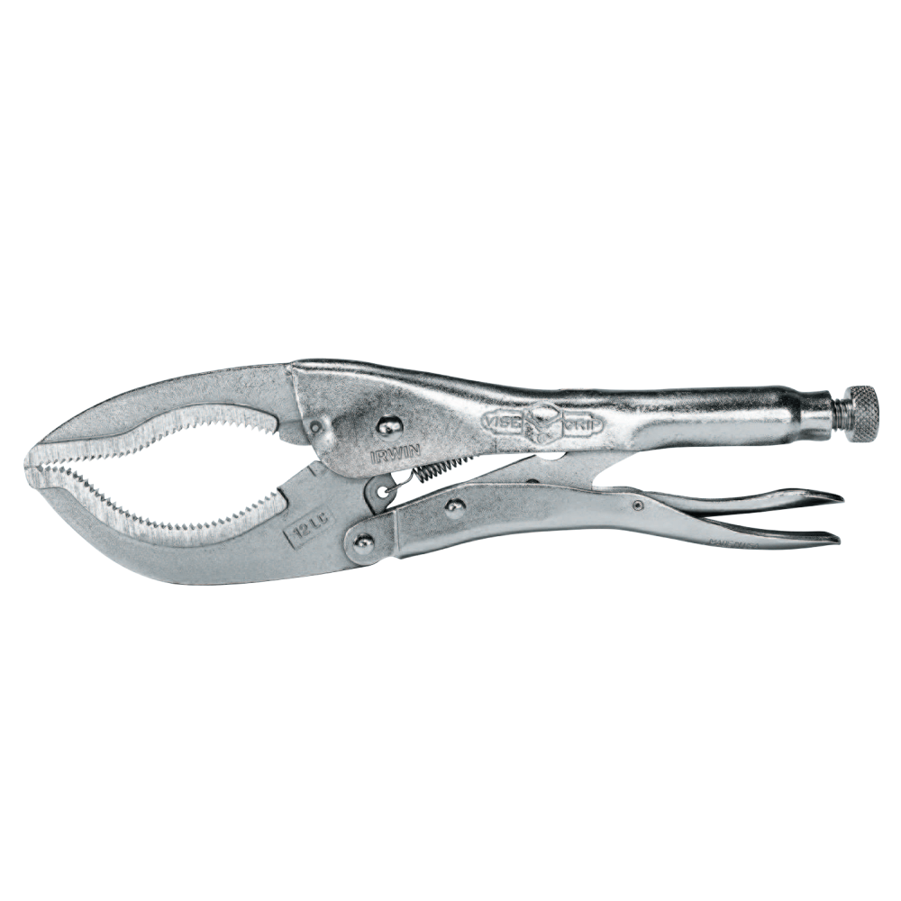 IRWIN Large Curved-Jaw Locking Pliers, 12in Tool Length