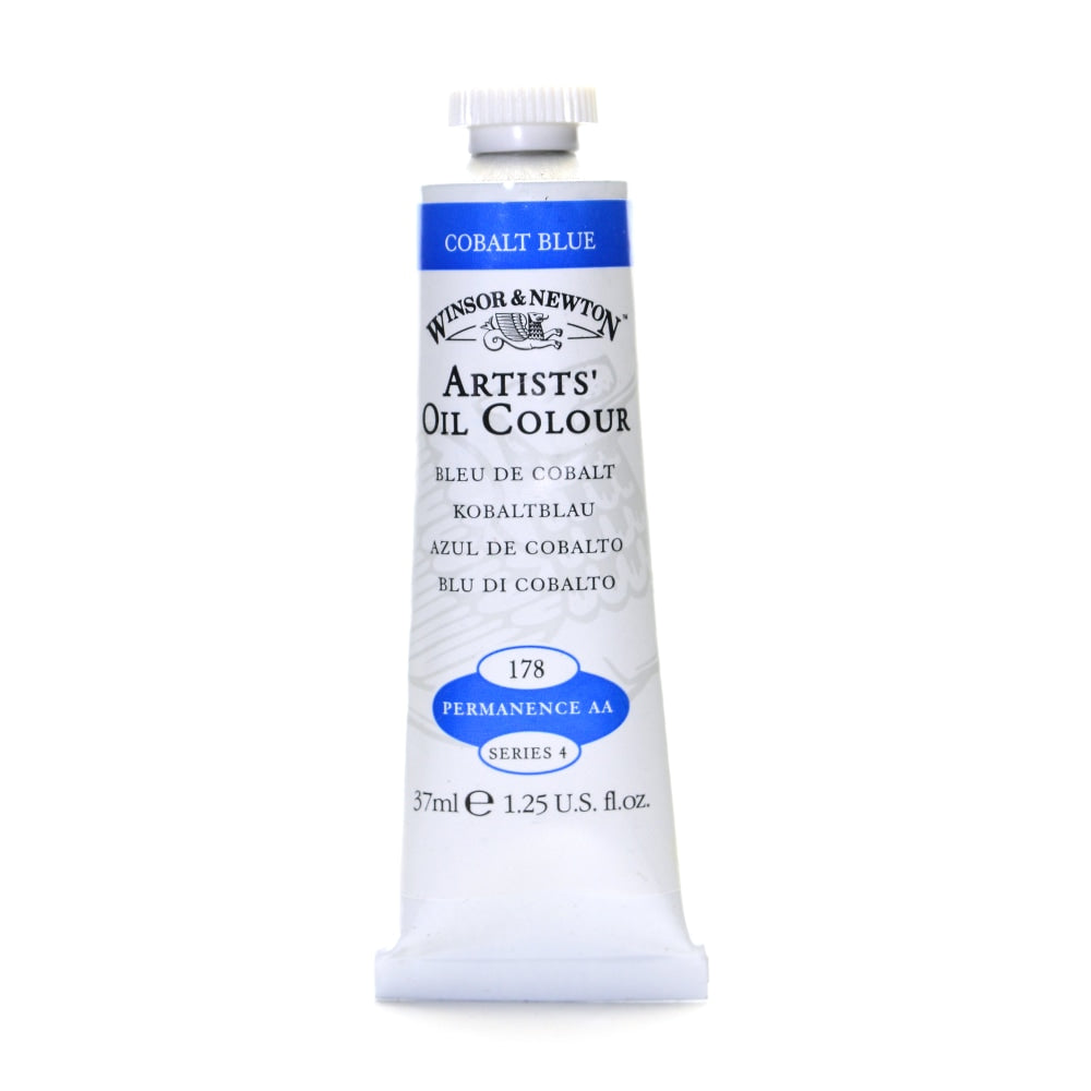 Winsor & Newton Artists Oil Colors, 37 mL, Cobalt Blue, 178