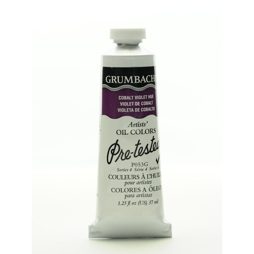 Grumbacher P053 Pre-Tested Artists Oil Colors, 1.25 Oz, Cobalt Violet Hue