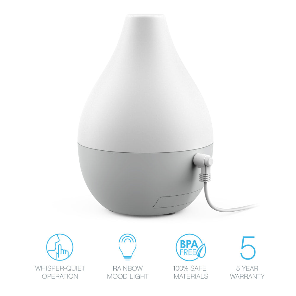 Pure Enrichment PureSpa Drop USB Aroma Diffuser, 3-1/2in x 5-1/2in