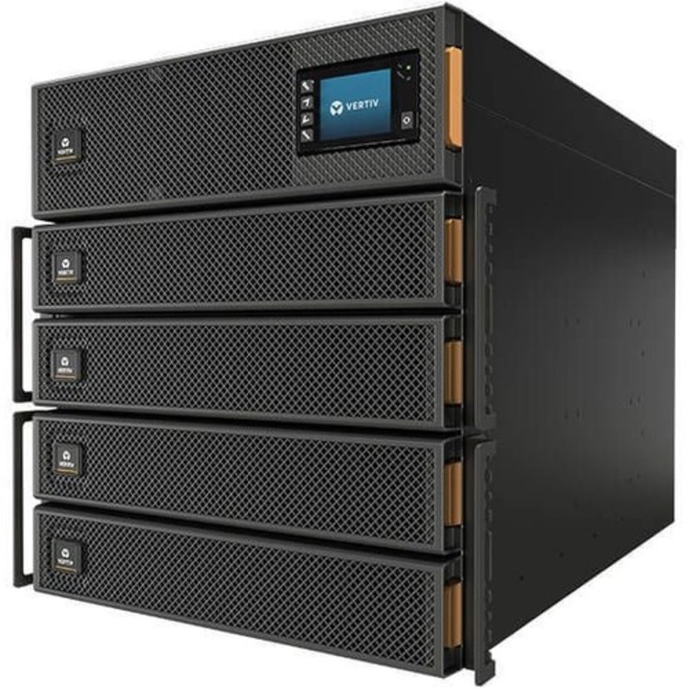 Vertiv Liebert GXT5 UPS-20kVA/20kW/208 and 120VAC|Online Rack/Tower Energy Star - Double Conversion| 11U| Built-in RDU101 Card| Color / Graphic LCD HMI| 3-Year Warranty