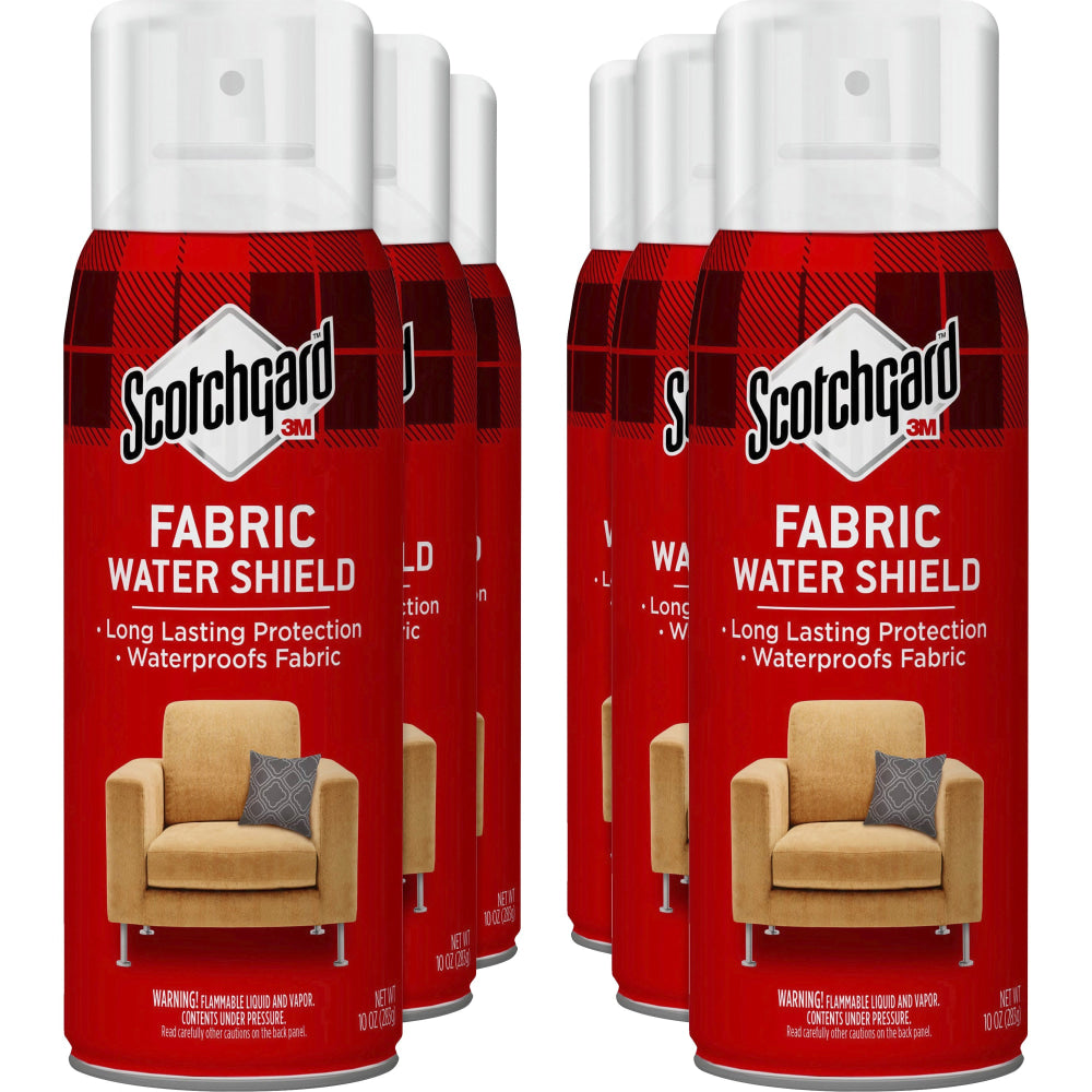 Scotchgard Fabric Water Shield - Liquid - 10 fl oz (0.3 quart) - 6 / Carton - Aqua