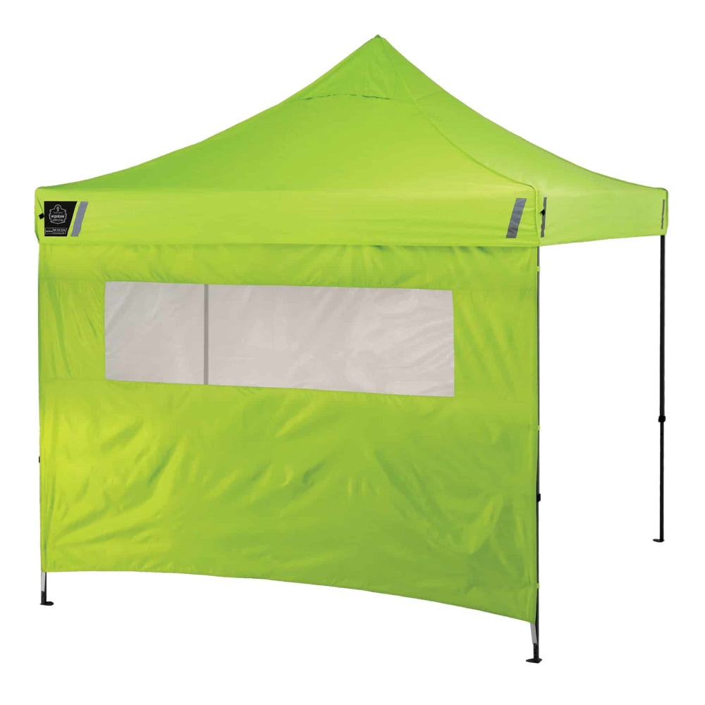 Ergodyne SHAX 6092 Heavy-Duty Pop-Up Tent Sidewall, Lime