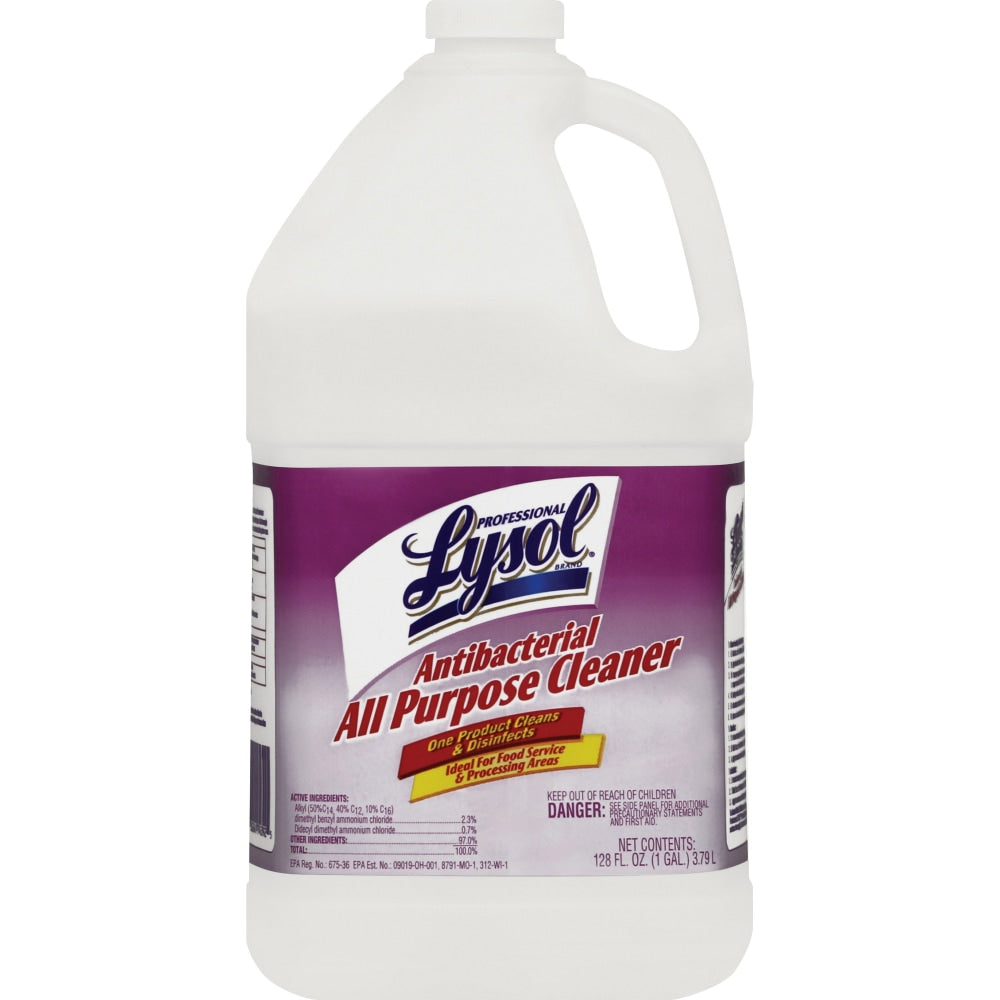 Lysol All-Purpose Antibacterial Cleaner, 128 Oz Bottle