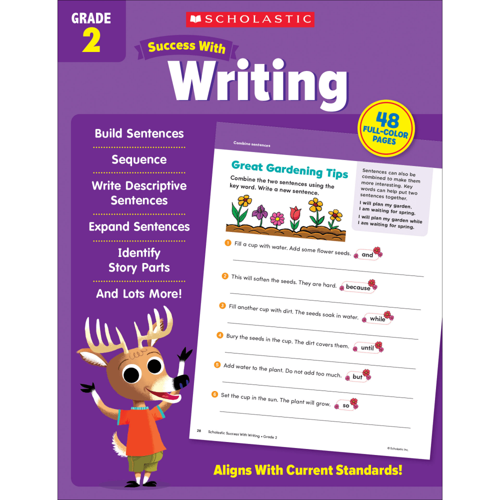 Scholastic Success With Writing, Grade 2