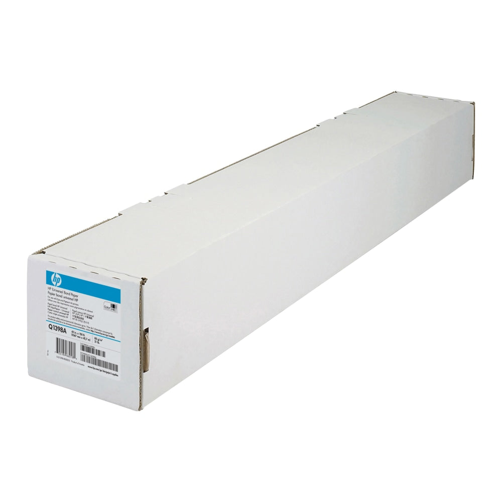 HP Q1398A DesignJet Wide Format Universal Bond Roll, 42in x 150ft, 21 Lb