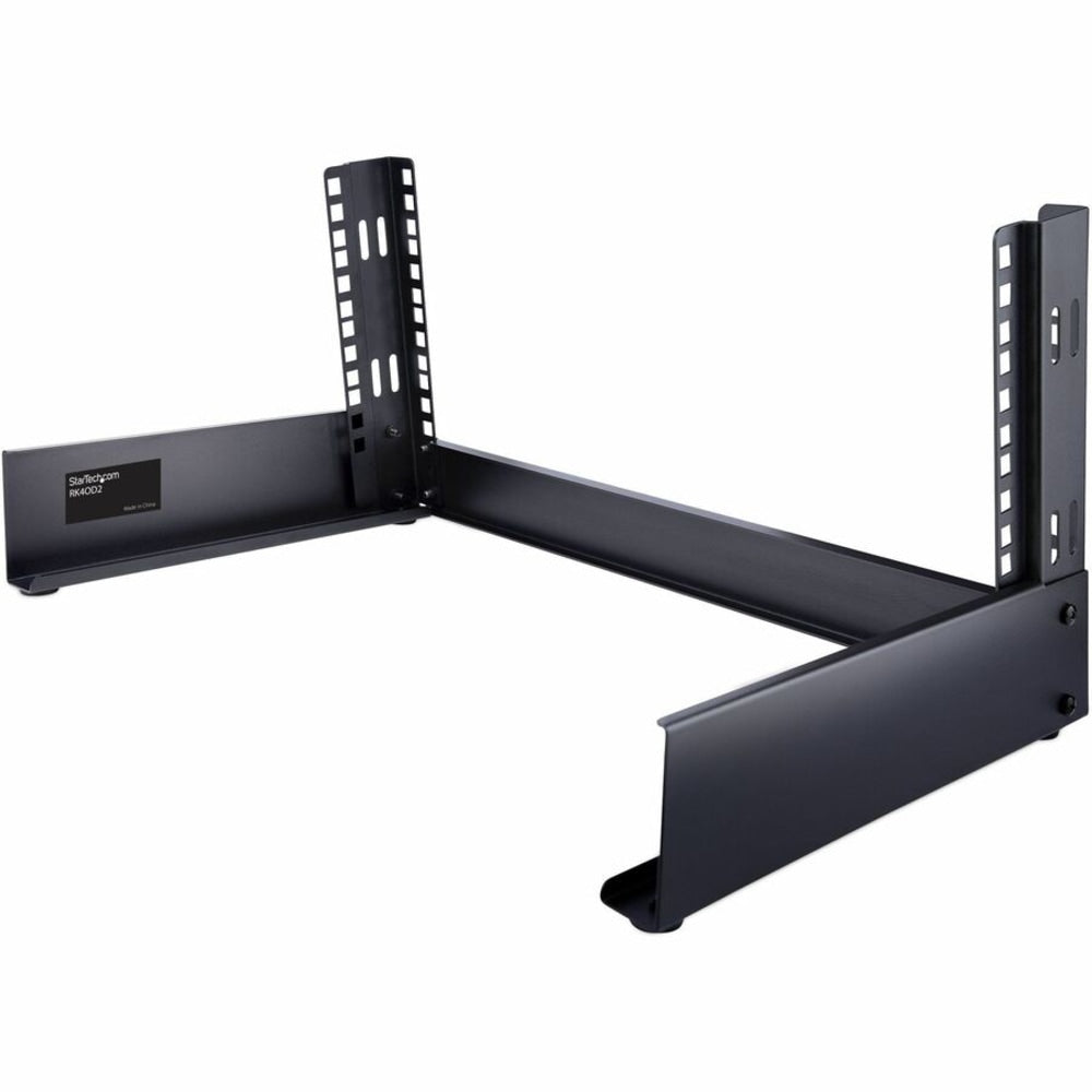 StarTech.com 4U Open Frame Desktop Rack - 2 Post - Weight Cap. 66 lbs. - Free Standing Network Rack (RK4OD)