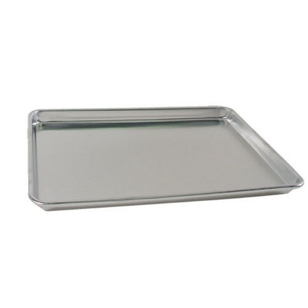 Winco Half Size Aluminum Sheet Pan, 17 -15/16inL x 13inW x 1inH, Silver