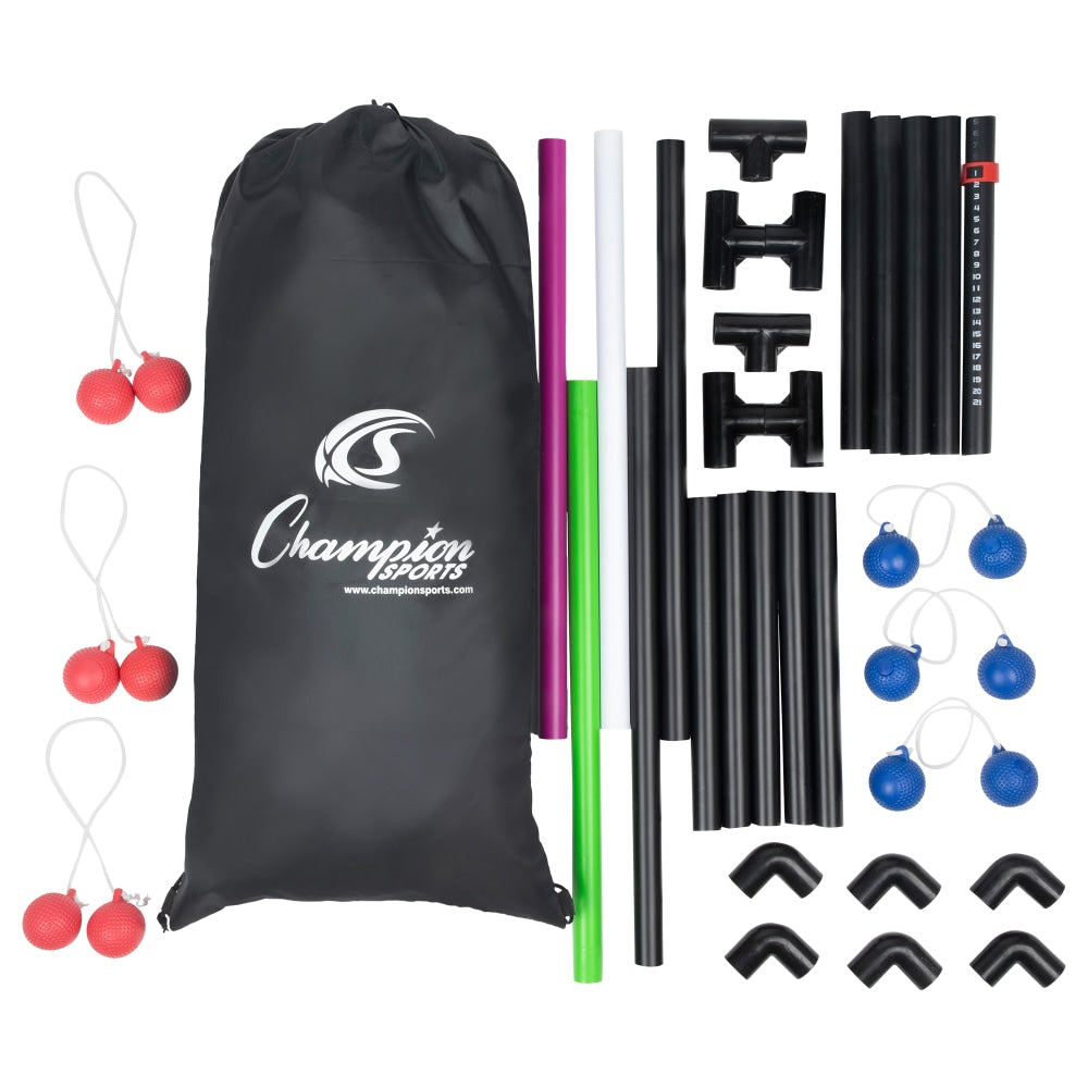 Champion Sports Ladder Ball Game Set, 39inH x 22inW x 33inD, Assorted Colors