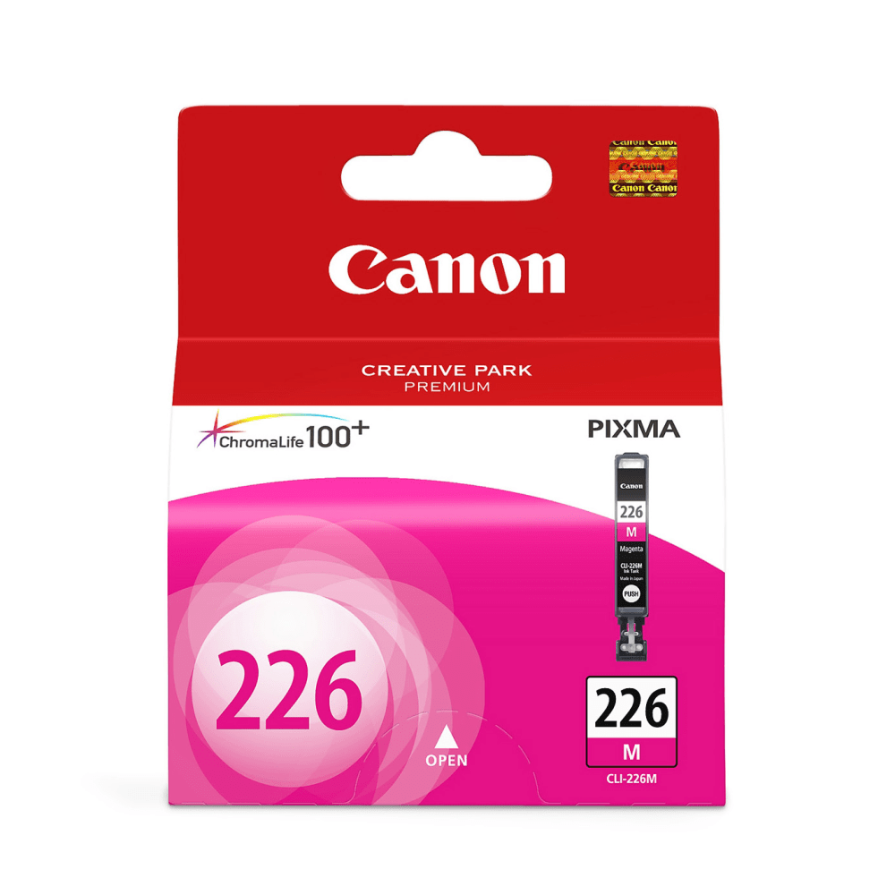 Canon CLI-226 ChromaLife 100+ Magenta Ink Tank, 4548B001