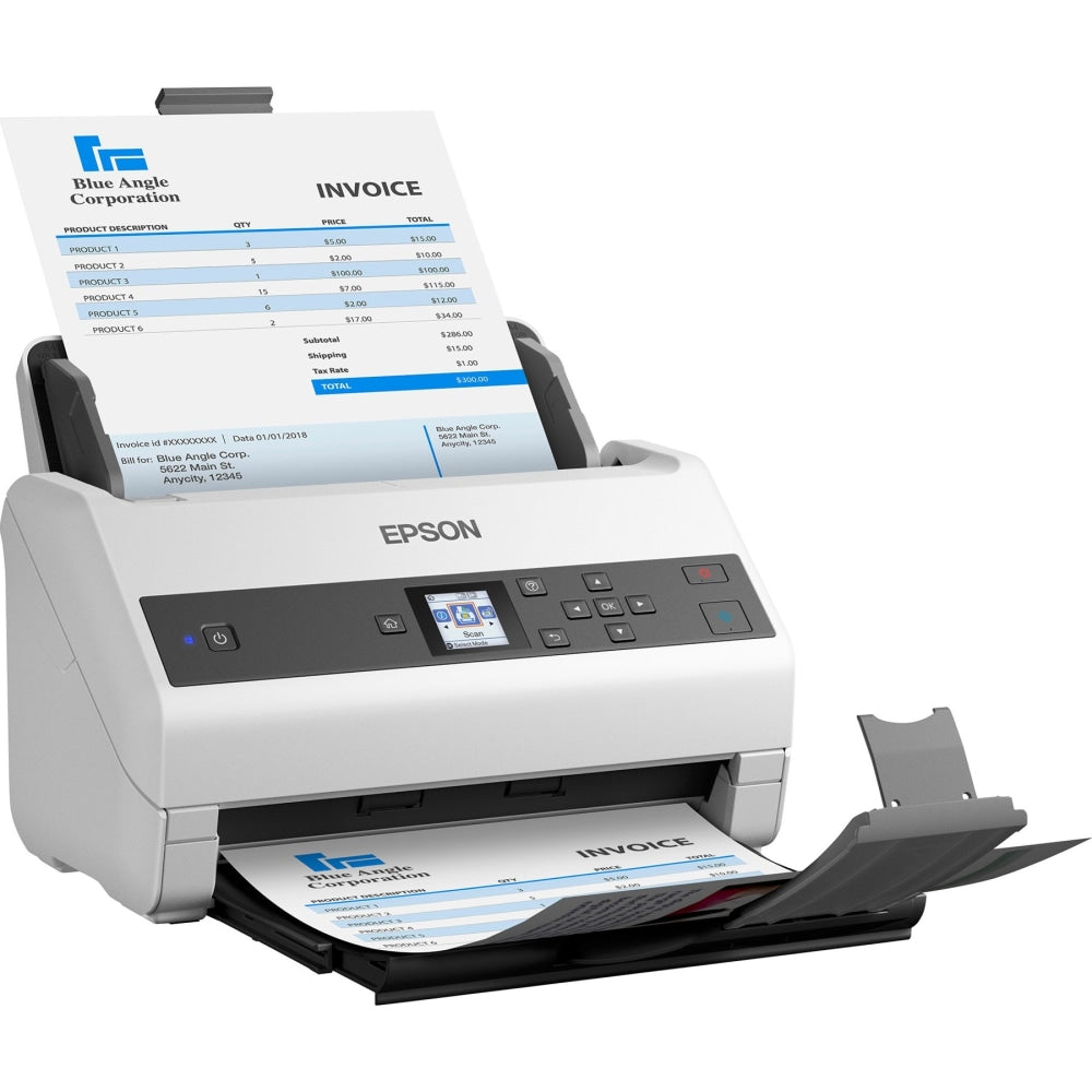 Epson WorkForce DS-970 Sheetfed Scanner - 600 dpi Optical - 30-bit Color - 30-bit Grayscale - 85 ppm (Mono) - 85 ppm (Color) - Duplex Scanning - USB