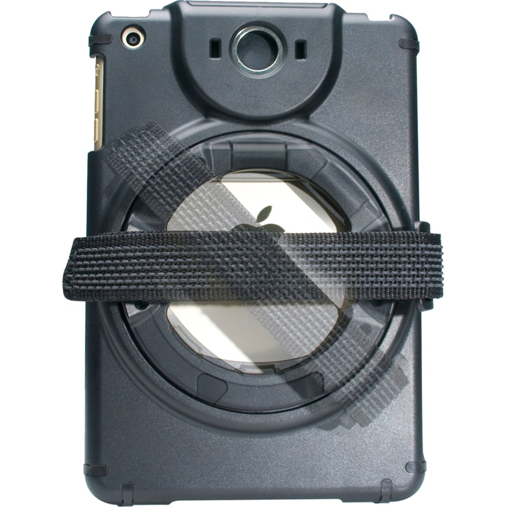 CTA Digital Anti-Theft Case with Built-In Grip Stand for iPad mini - Black