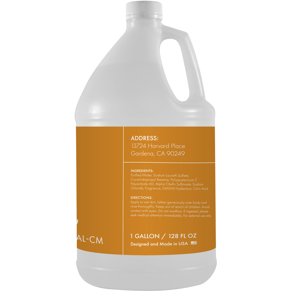 Hotel Emporium Bulk Body Wash, 1 Gallon, Roots Aromatherapy Coco Mango, Case Of 4 Bottles