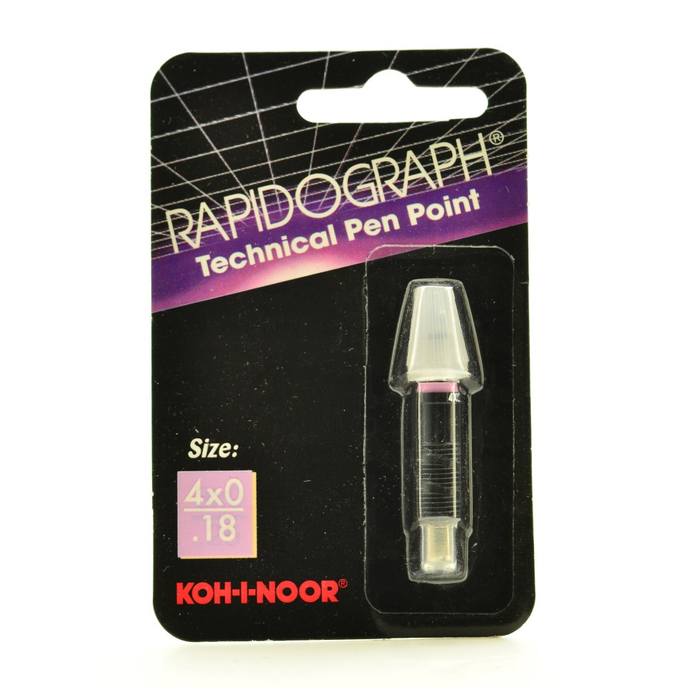 Koh-I-Noor Rapidograph No. 72D Replacement Point, 4x0, 0.18 mm