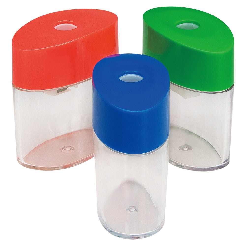 Integra Plastic Sharpener, 2 1/8inH, Assorted Colors