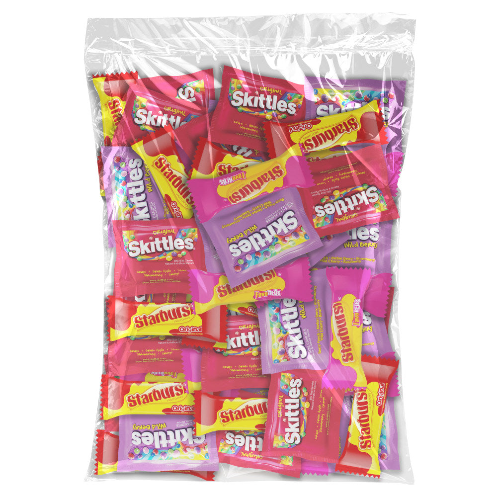 Skittles & Starburst Fun-Size Variety Pack, 104.4 Oz