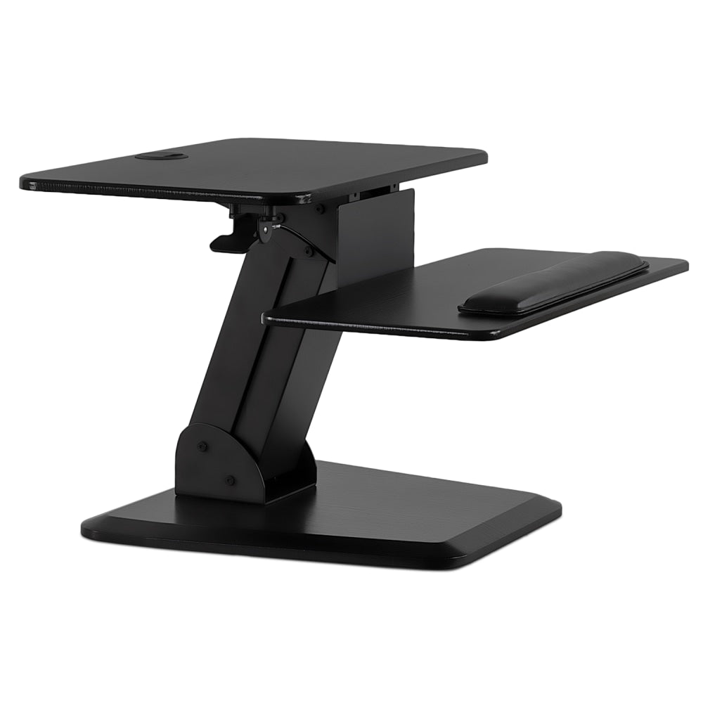 Mount-It! MI-7916 Sit-Stand Desk Riser, 6-1/2inH x 33inW x 8inD, Black