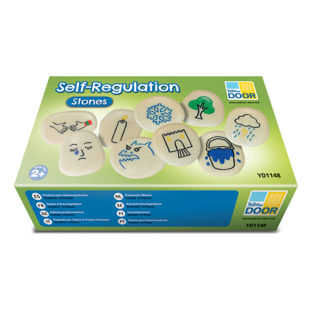 Yellow Door Self-Regulation Stones, 1-3/4in, Set Of 12 Stones